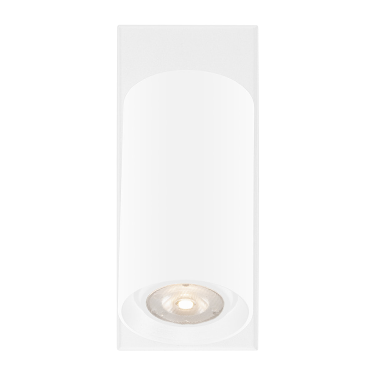 FORLIGHT Era - Aplique de Pared para Dormitorio GU10. Luz de Lectura de Diseño Minimalista de Color Blanco. Con Interruptor ON-