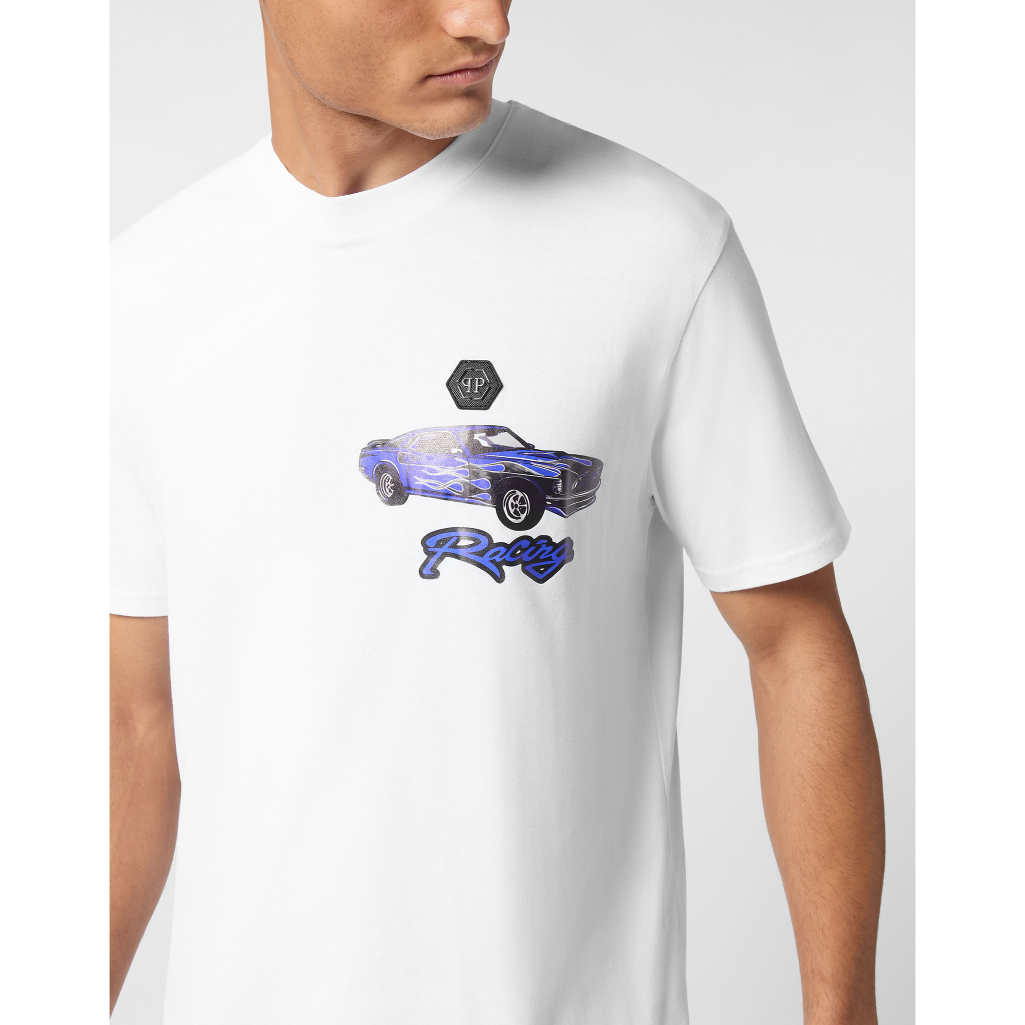PHILIPP PLEIN Camiseta Cuello Redondo RACING