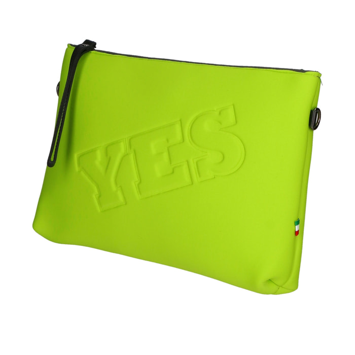Borsa a spalla da donna - Modello Ottavia - Neoprene - 24.0 x 32.0 x 5.0 cm