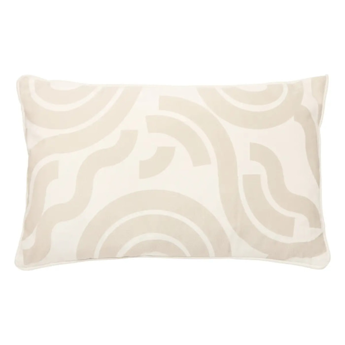Coussin Lilou rectangulaire 30x50cm blanc