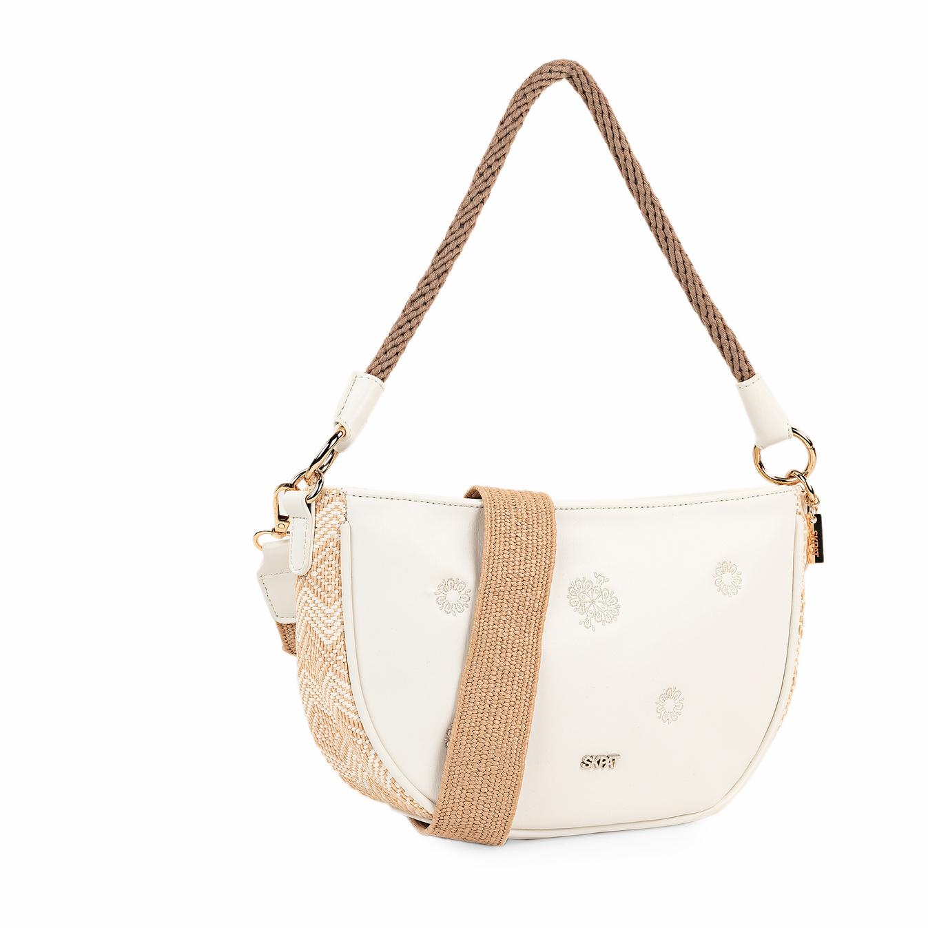 Bolso De Hombro Skpat Basilea Blanco