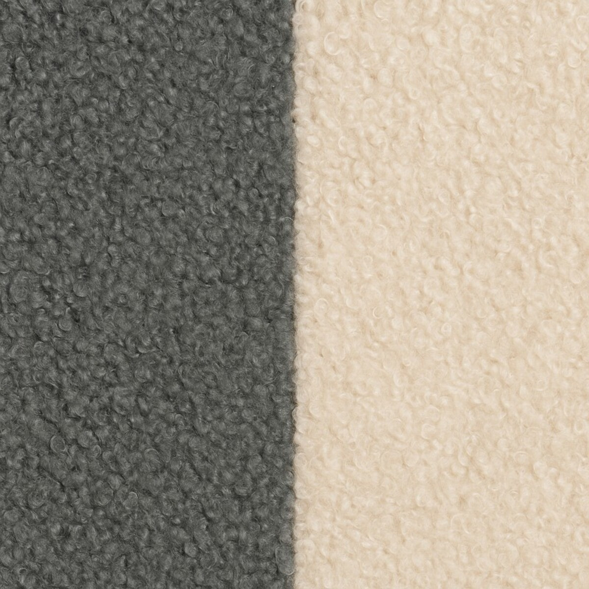 Lit Colisée avec tête de lit| Robuste et confortable | Montage simple rapide | Bouclette | Gris clair