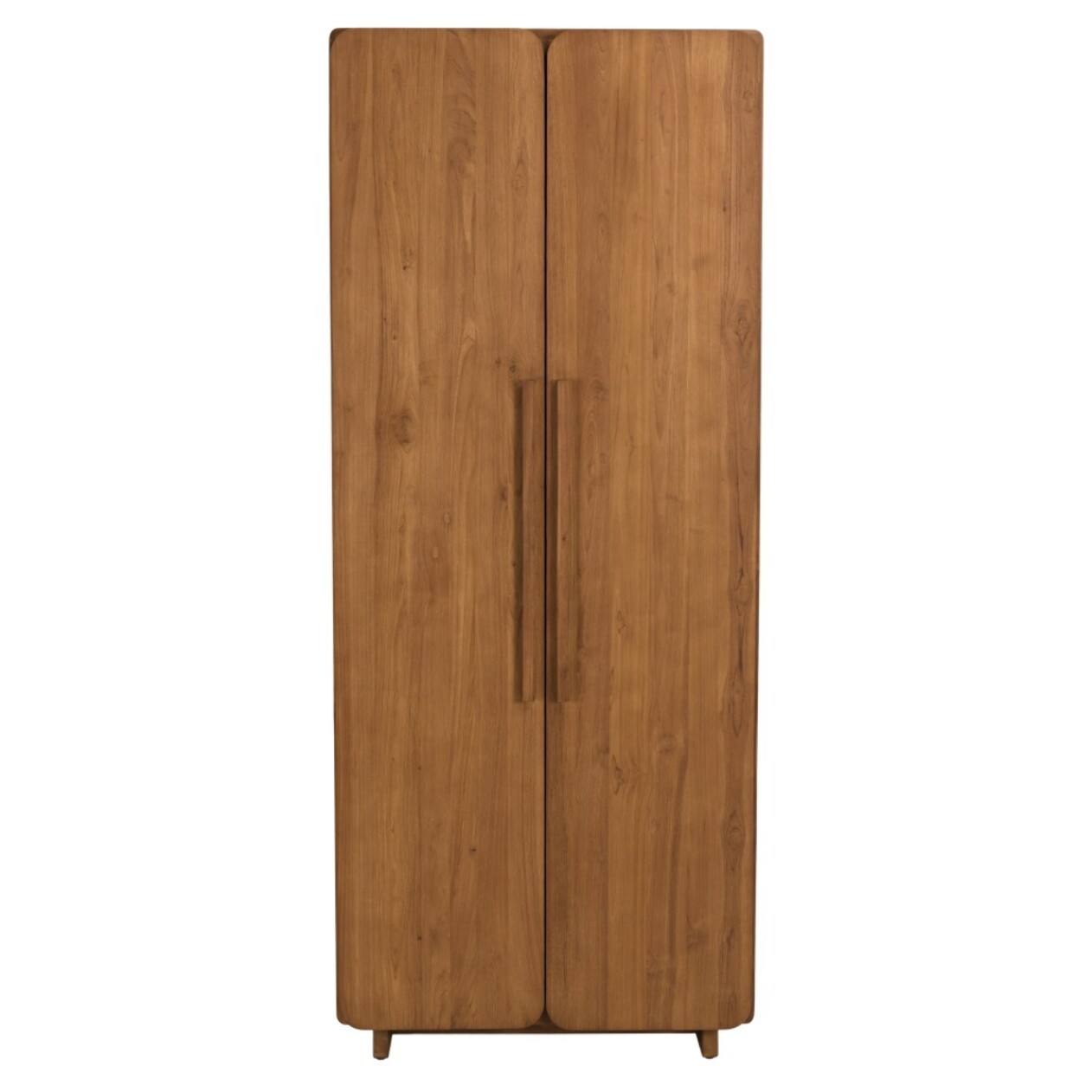 SIXTINE - Armoire 2 portes 80x195cm en bois de teck recyclé