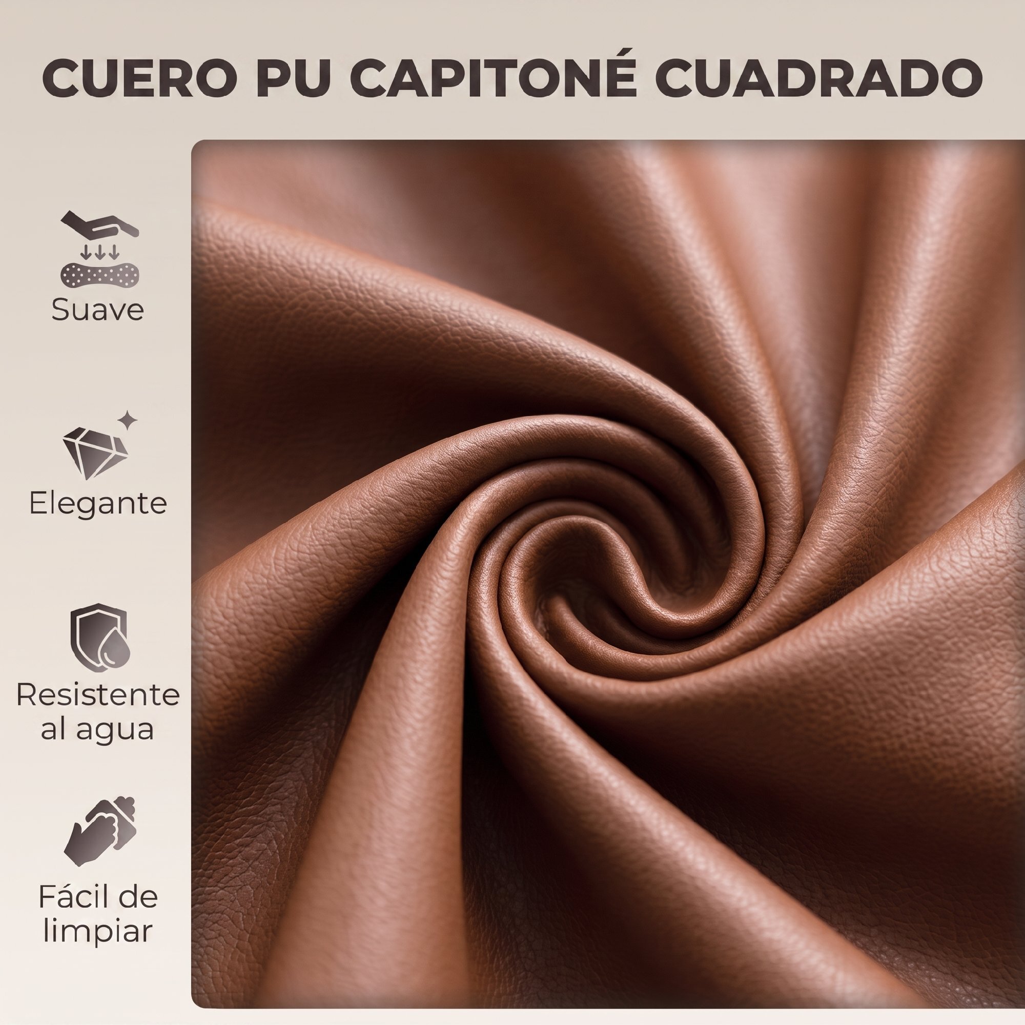 Juego de 2 Taburetes Altos de Cocina Giratorios 360°, Taburetes de Bar Regulables en Altura de 76-98 cm, con Respaldo Acolchado, Reposapiés, Tapizados en Cuero Sintético, Marrón Oscuro