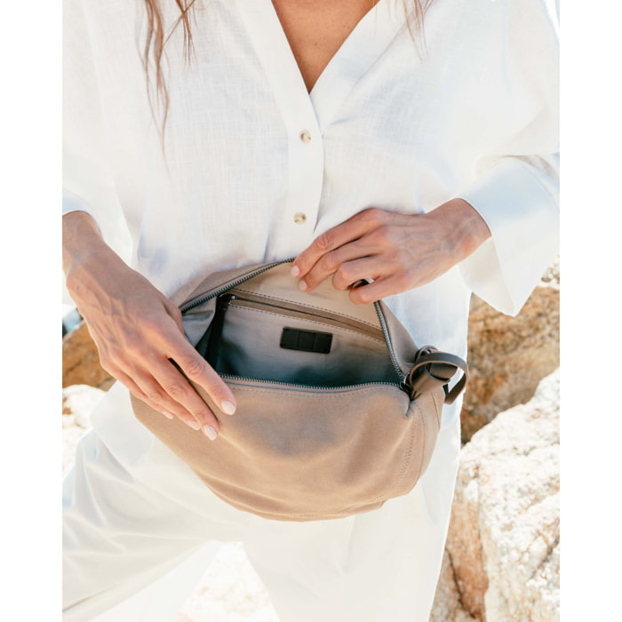 Bolso de hombro BIBA Beaver de piel