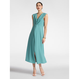 Elena Mirò - Vestido con nudo delante - Light - blue