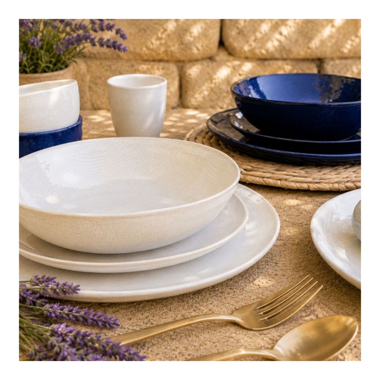 Lot de 6 assiettes creuses, OIA