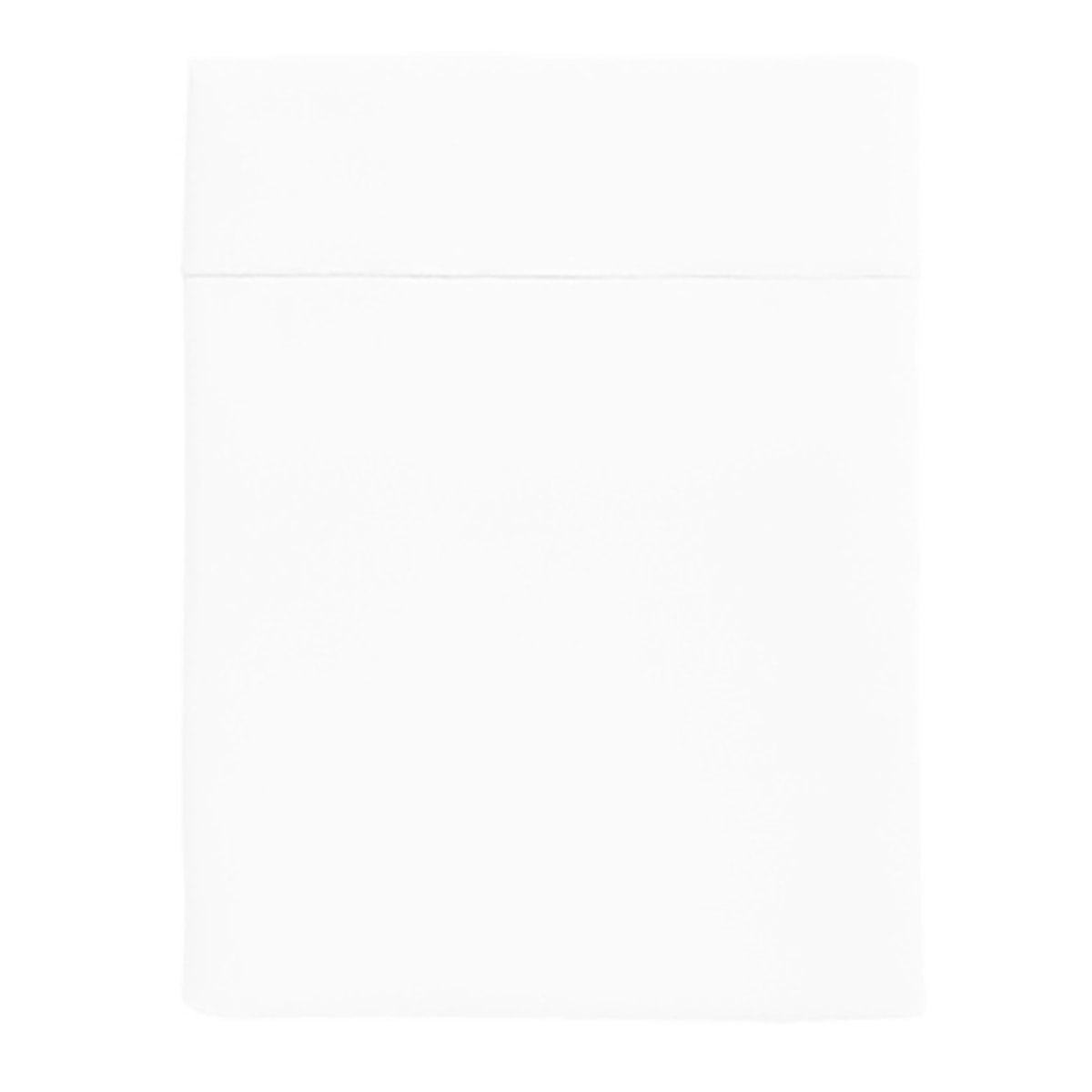 Drap plat uni en percale de coton lavée, DELICATE