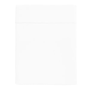 Drap plat uni en percale de coton lavée, DELICATE