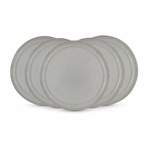 Lot de 6 grandes assiettes, GALET