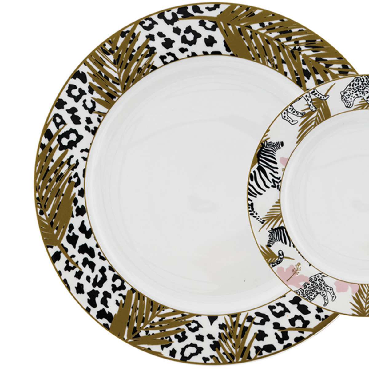 Set dolce Togo da 7 pezzi con piatto e piattini in new bone china