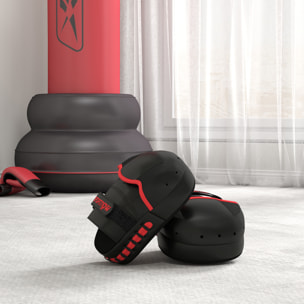 Manoplas de Boxeo Paos Muay Thai MMA Curvadas para Entrenamiento de Boxeo Boxing Karate Taekwondo Kickboxing Training Almohadilla para Sparring Artes Marciales Negro