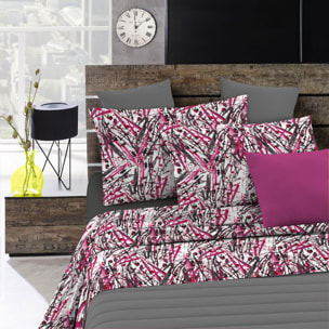 COMPLETO LETTO FASHION MADE IN ITALY MICROFIBRA- CRAZY SINGOLO