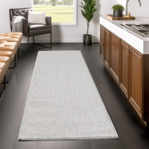 MORELIA - Tapis moderne aspect laine bouclée Silver
