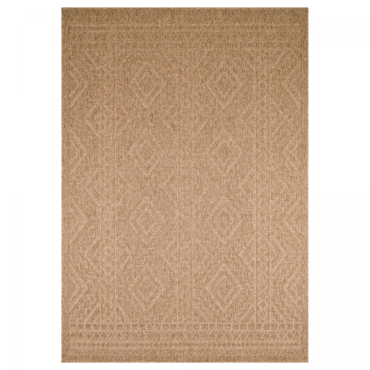 Tapis extérieur tissé kilim rectangle HERI