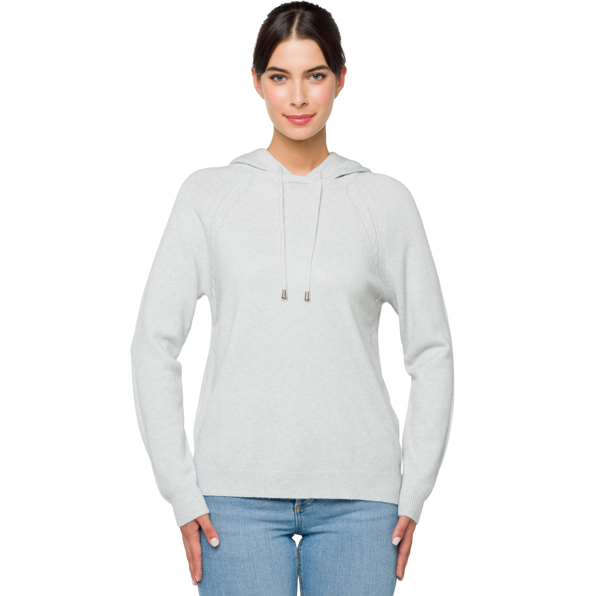 Jersey sudadera con capucha Hot Buttered Clothilde perla gris