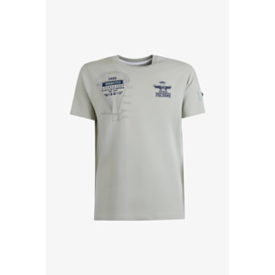 T-shirt Folgore a maniche corte verde uomo