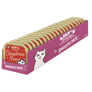 Lot de 19 - Lily’s Kitchen Délice de dinde jambon et cranberry pour chats 85 g