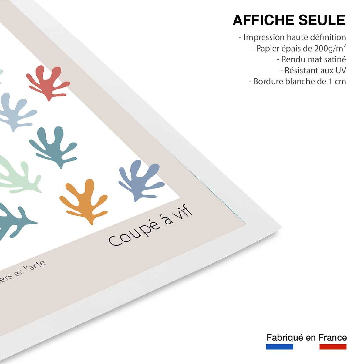 Affiche  papiers et l'arte Affiche seule