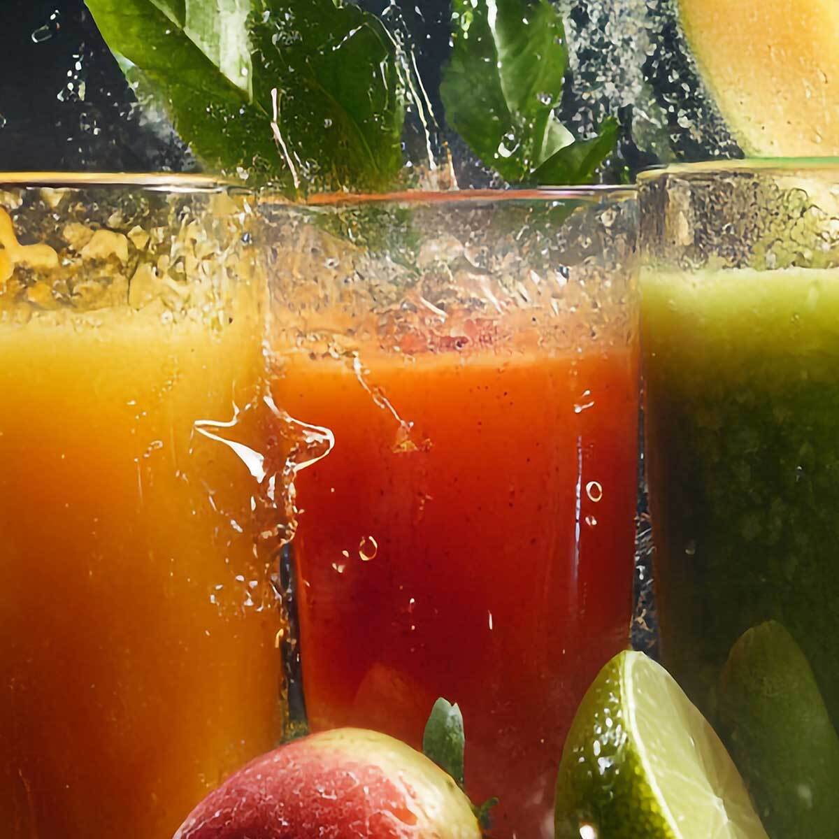 Affiche trio de jus Affiche + cadre en métal - Noir