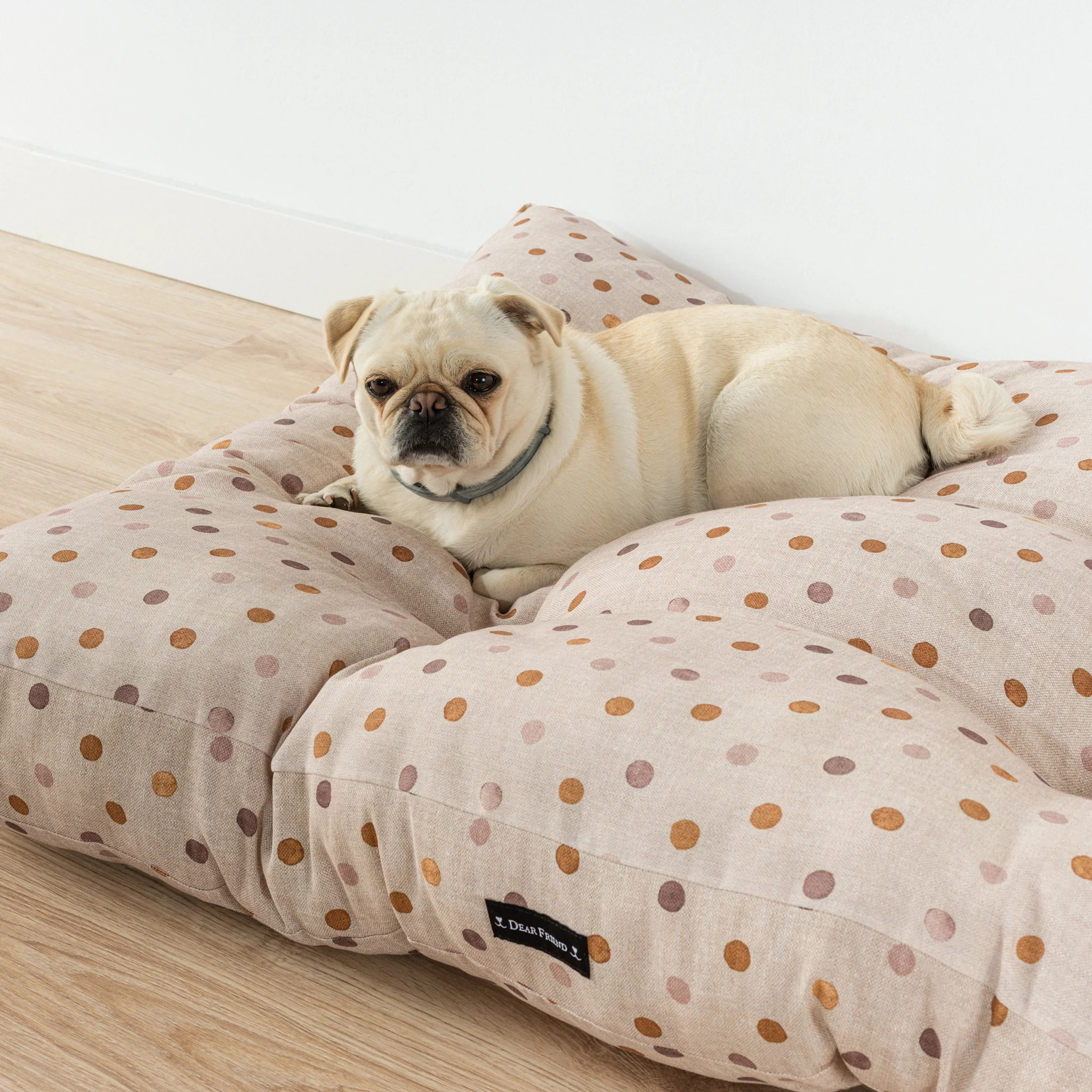 Lit épais et rembourré pour chiens et chats, 100 % coton anti-taches, pour animaux 0120-305