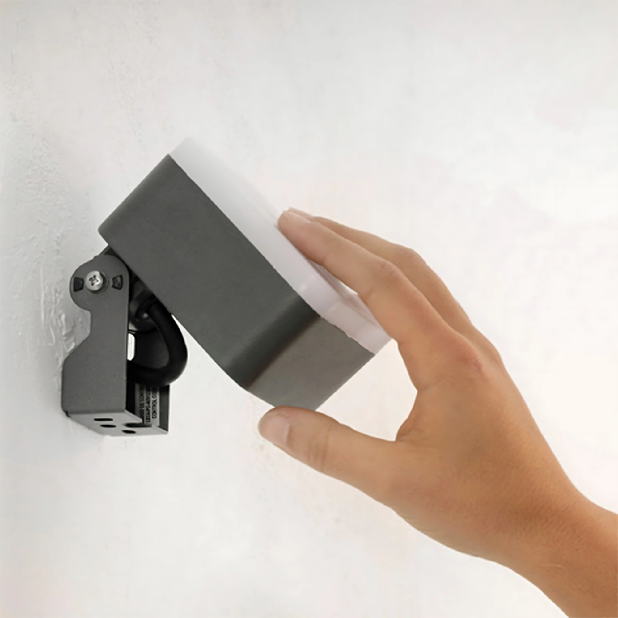 Forlight Tilt - Aplique de Pared Exterior LED Orientable con Accesorio para Foco de Jardín con Pincho