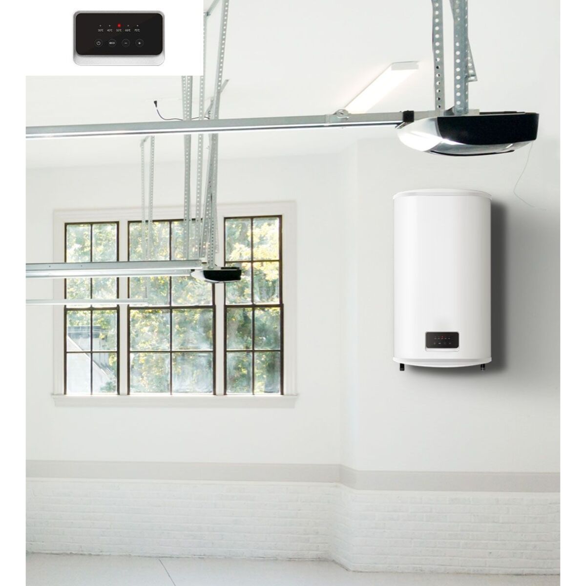 Chauffe-eau compact multi-positions - 93L 2000w