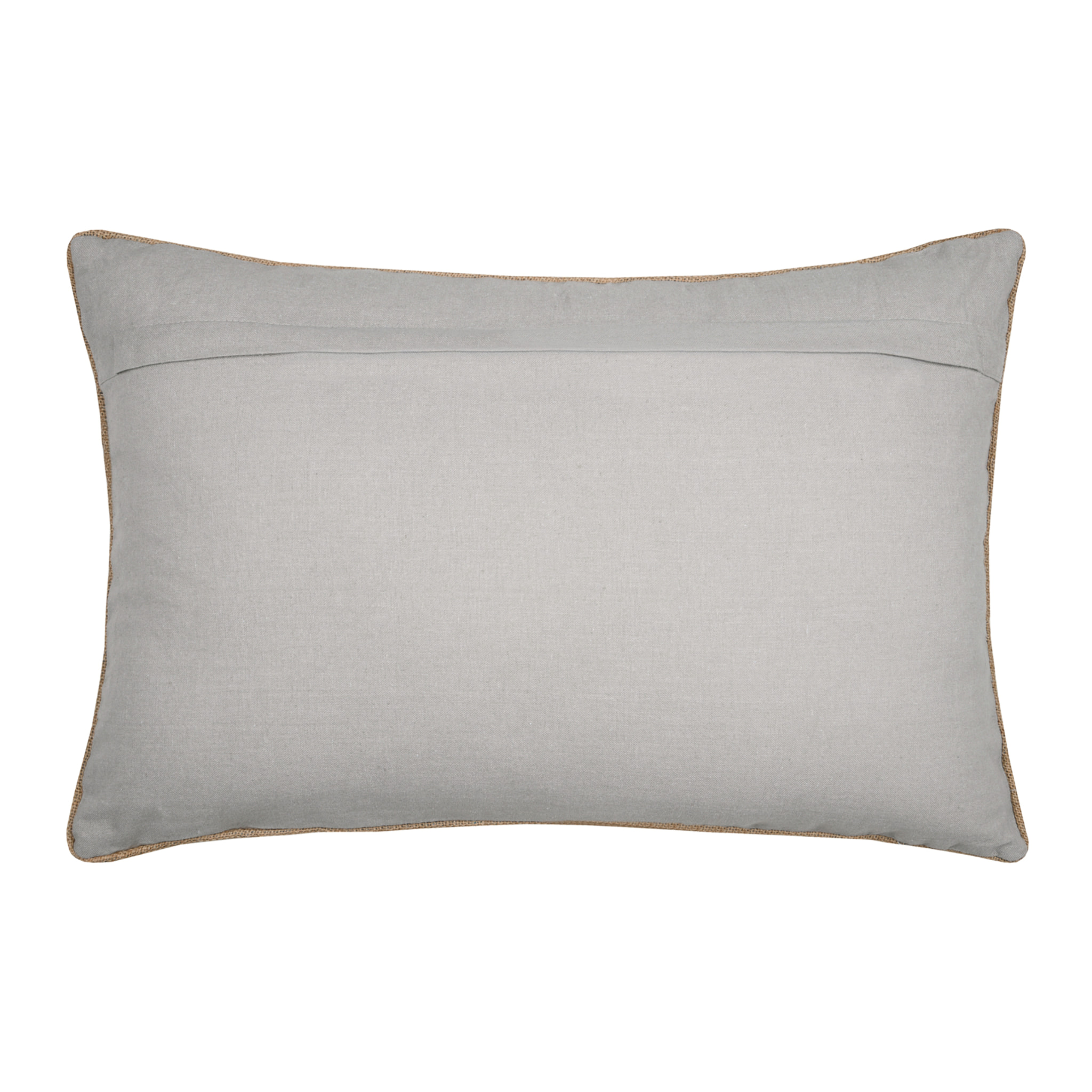 Coussin décoratif pampa en coton - Naturel