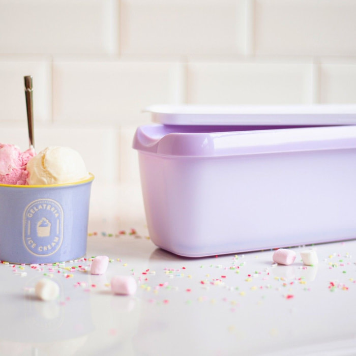 Set de 2 bacs à glace réutilisables 1,5 L, GELATERIA