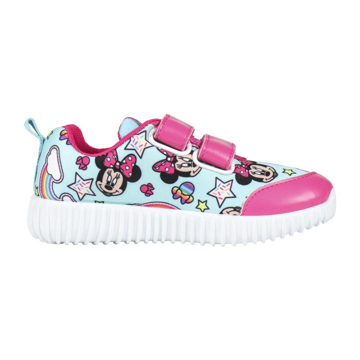 Minnie Scarpa da ginnastica con strappi rosa e azzurro Lei Disney Rosa