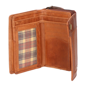 portafoglio unisex In Vera pelle Made in India 14x9x3 cm