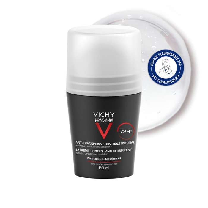 Homme - Déodorant Roll-On Anti-Transpirant 72h 50 ml