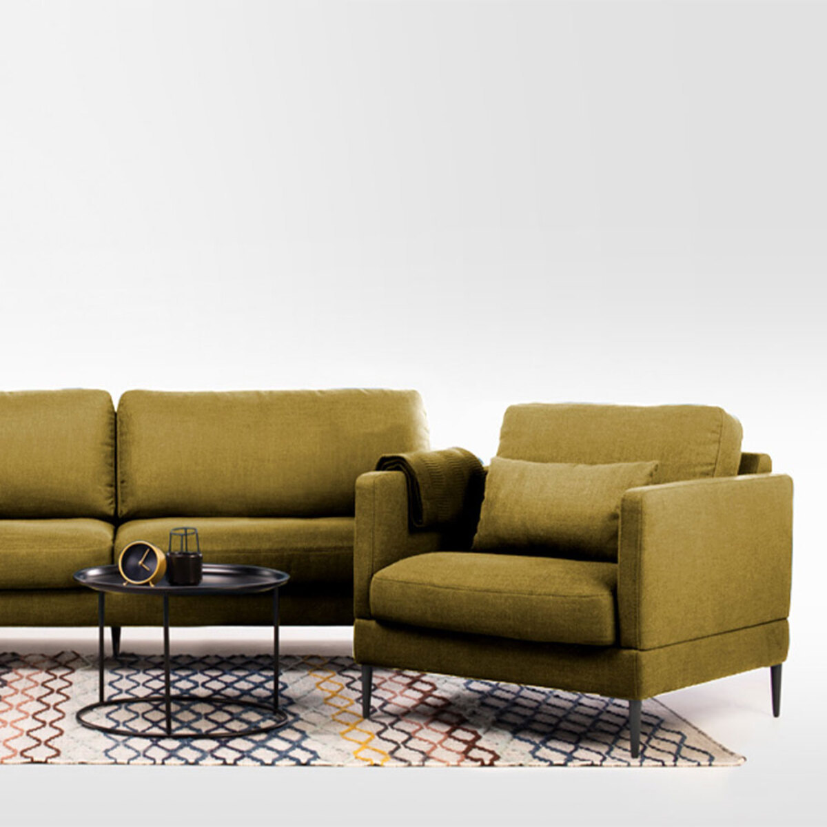Fauteuil Tissu Splendido, 1 Place, Style Contemporain