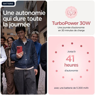 Smartphone MOTOROLA G86 Rouge 256Go 5G