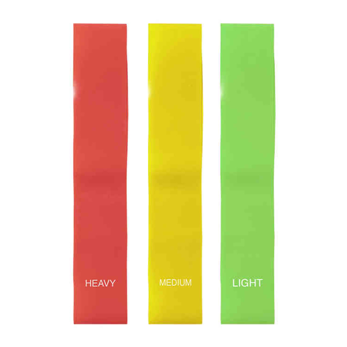 Bork, set di 3 bande elastiche per il fitness. Include borsa da trasporto.