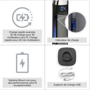 Tondeuse barbe BABYLISS Super-X Metal S996E