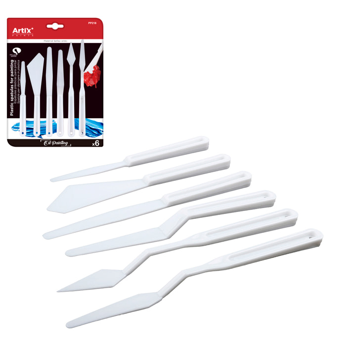ESPÁTULAS PARA PINTAR DE PLÁSTICO