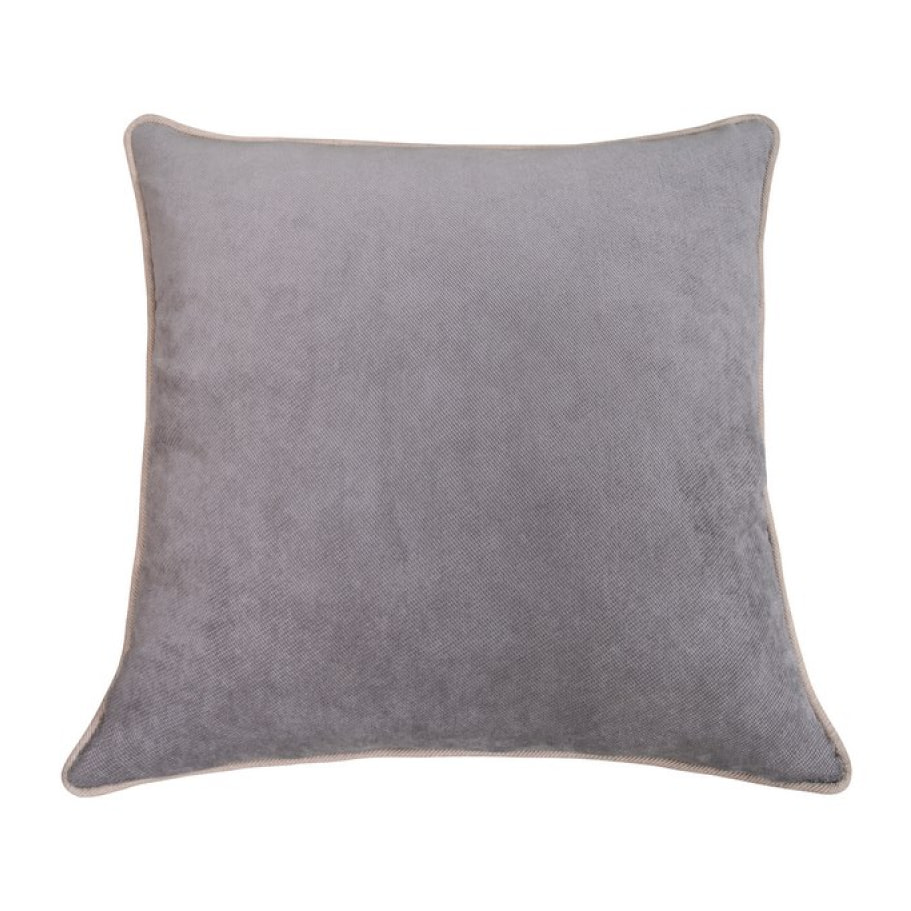 Cuscino decorativo interno in tessuto 60X60 grigio chiaro