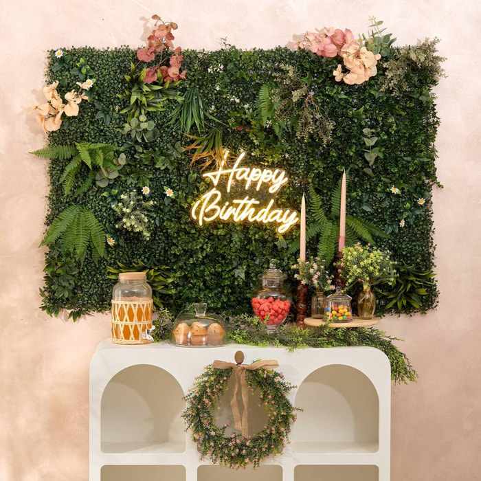 Néon LED "Happy birthday" 31x42cm