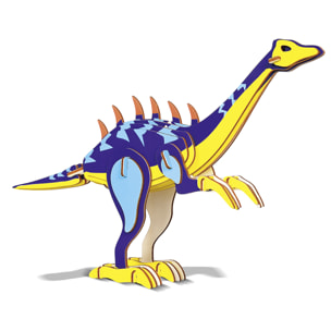 Puzzle 3D in legno Dinosauro Giurassico. 318*70*205 mm. 39 pezzi.