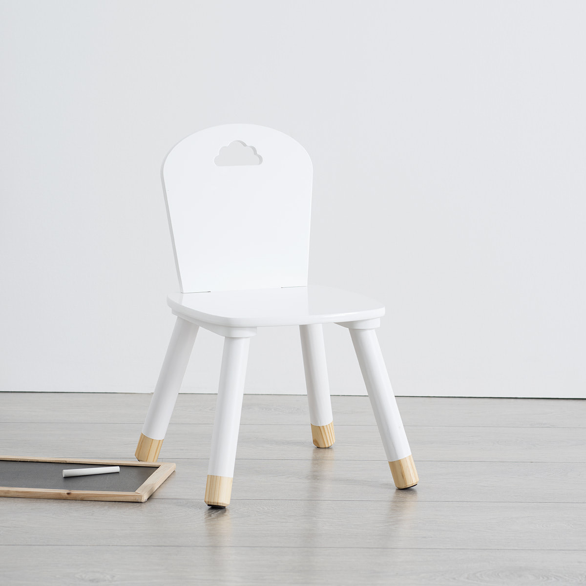 Chaise enfant "Douceur" blanche