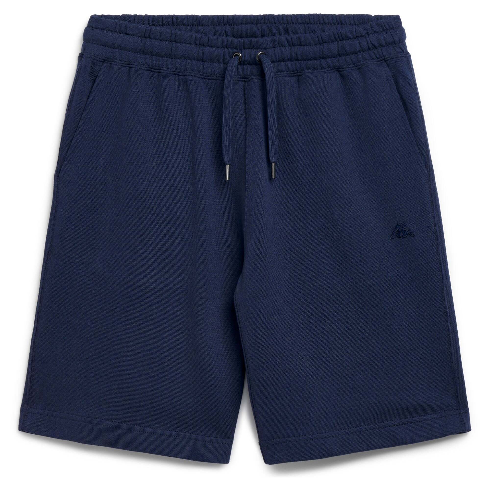 Kappa - Pantalones cortos Hombre Azul - Kochab French Terry