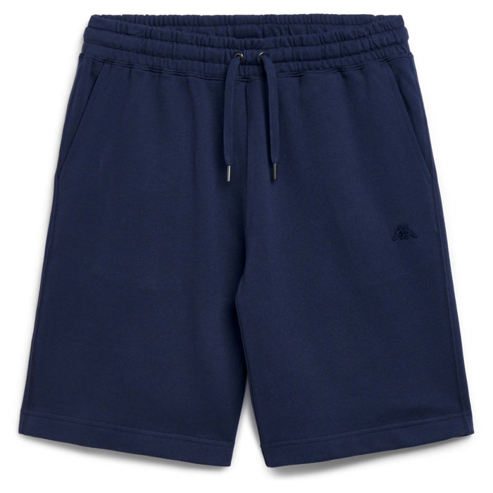 Kappa - Pantalones cortos Hombre Azul - Kochab French Terry