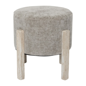 Tabouret Emilia Taupe - Lot De 2