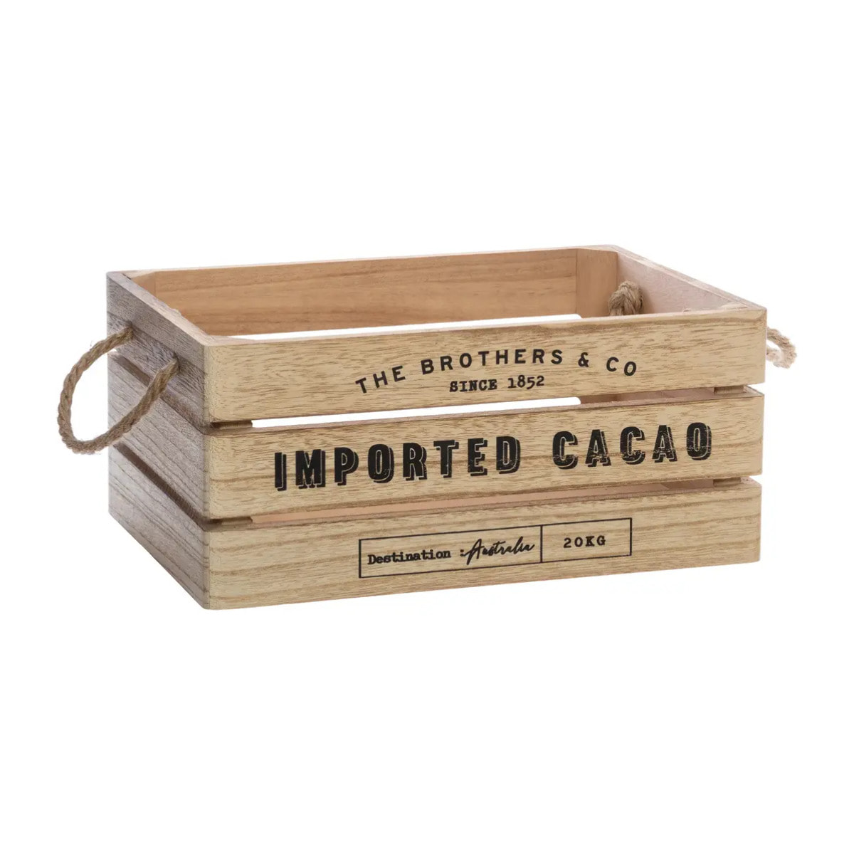 Set de 3 cagettes "Denys" bois