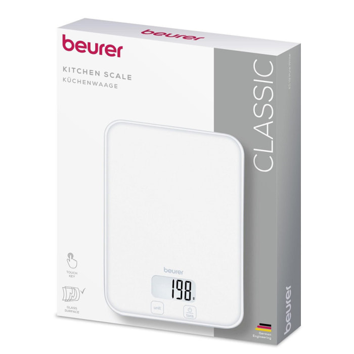 Balance de cuisine - Beurer - KS 19 Pure White