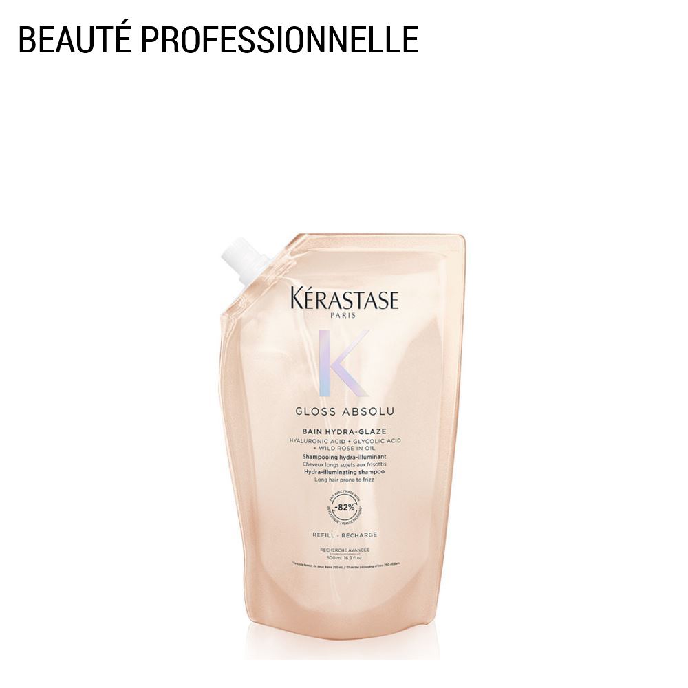 Gloss Absolu - Recharge Bain Hydra-Glaze pour Cheveux Longs Sujets aux Frisottis