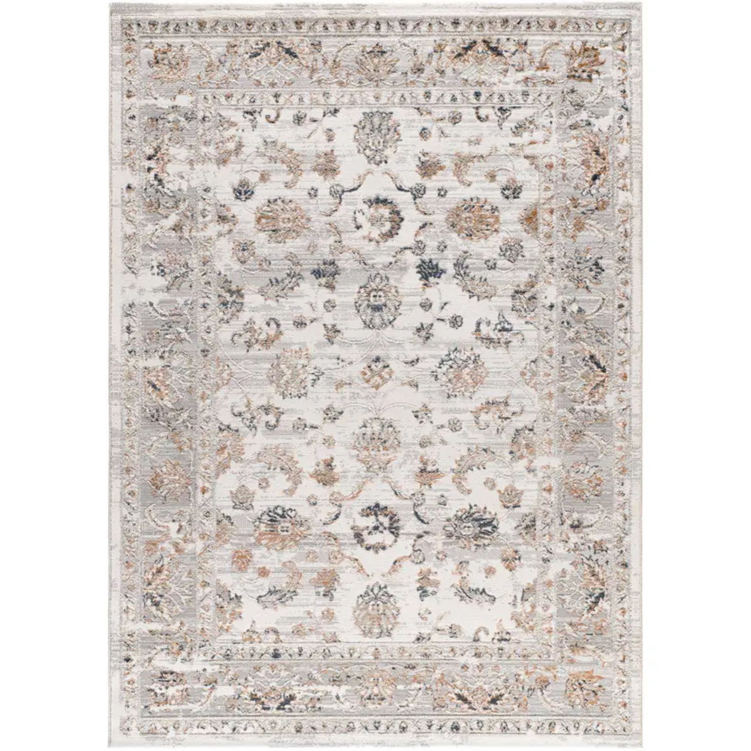 KEOPS Alfombra vintage con relieve multicolor, varias medidas disponibles.