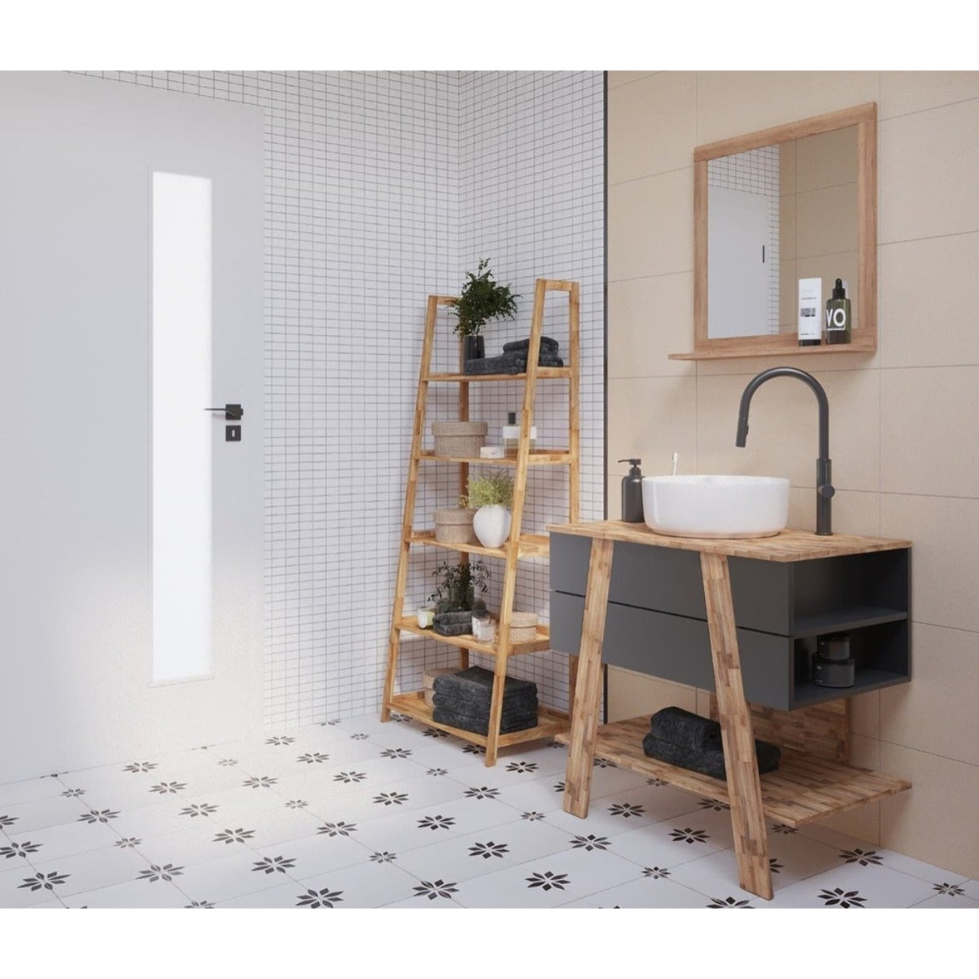 Lavabo pour plan de travail Swiss Aqua Technologies Project 36x36 cm sans trou de robinetterie (SATUMPRO3636)