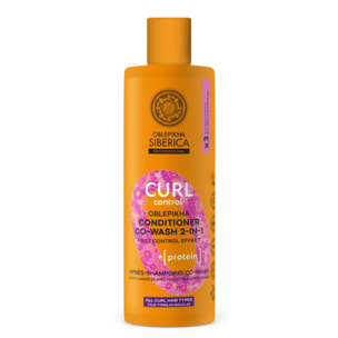 Oblepikha_O Curl - Après-Shampoing Co-Wash à l'argousier Contrôle des Boucles 400ml